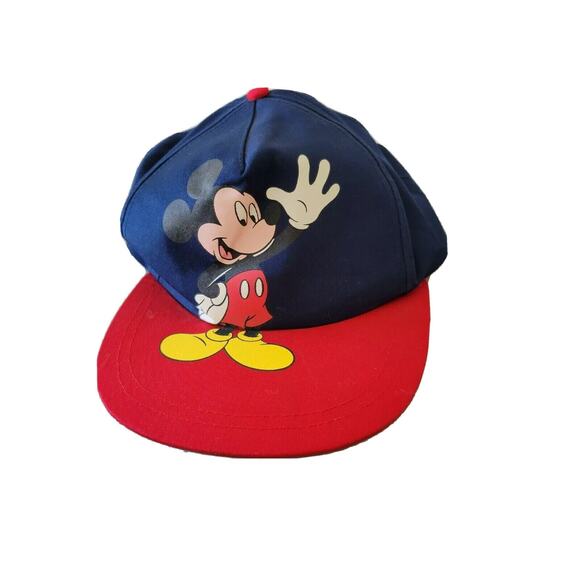 Vintage Disney Waving Mickey Mouse Hat Snap Back - Picture 1 of 5